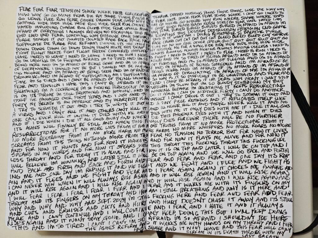 Image of lettering that is detailed in text format after this image.